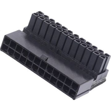 Alfais 4982 ATX 24 Pin to Erkek Dişi Anakartlar için 90 Derece Açı Dönüştürücü Adaptör
