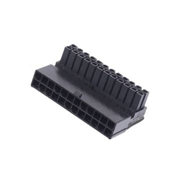 Alfais 4982 ATX 24 Pin to Erkek Dişi Anakartlar için 90 Derece Açı Dönüştürücü Adaptör