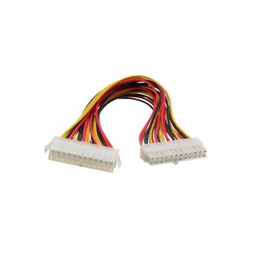 Alfais 4983 Kasaiçi PSU ATX 24 Pin Power Uzatma Kablo Supply Dişi Erkek Kablo Ek Uzatıcı