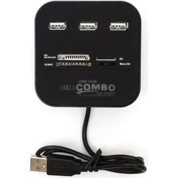Alfais 5043 USB Hub Çoklayıcı Çoklu Kart Okuyucu