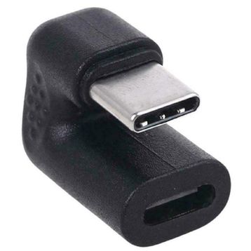 Alfais 5096 Type-C To Type-C Dişi Erkek 180 Derece Dirsek Çevirici Dönüştürücü Adaptör