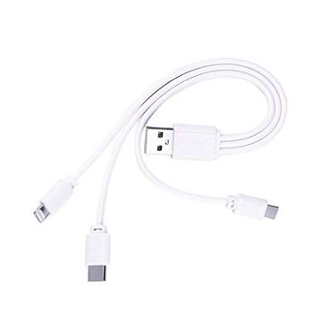 Alfais 5103 Micro USB Type C Lightning Usb Data Şarj Kablosu
