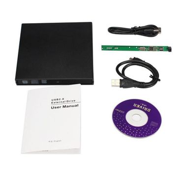 Alfais 5114 USB Sata Slim 9.5 mm DVD RW SSD External Harici Disk Kutusu