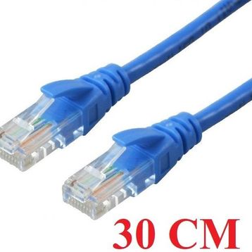 Alfais 5149 Cat6 Ethernet Patch 30 cm İnternet Modem Adsl Kablosu