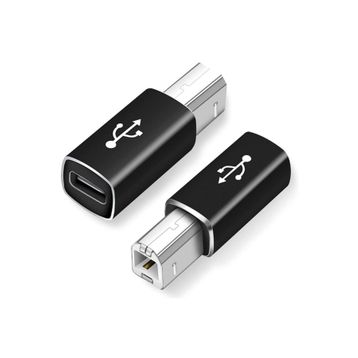 Alfais 5219 Type C to USB B Midi Klavye Yazıcı Printer Çevirici Dönüştürücü Adaptör