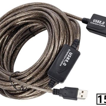 Alfais 5227 15 mt Aktif USB Uzatma Kablosu