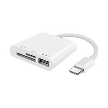 Alfais 5232 3 In 1 Usb Dönüştürücü Kart Okuyucu Adaptör