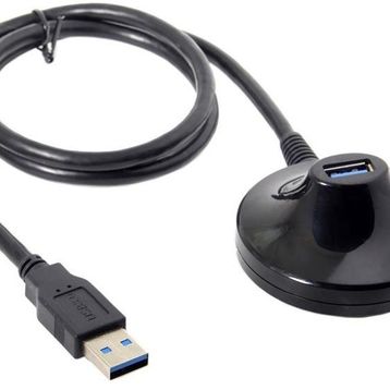 Alfais 5255 1 mt Standlı Dişi Erkek 3.0 USB Uzatma Kablosu