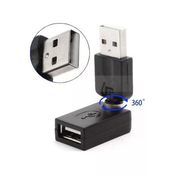 Alfais 5264 USB to Dişi Erkek 360 Derece Dönebilen Çevirici Dönüştürücü Adaptör