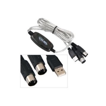 Alfais AL-4590 USB Midi Kablosu Çevirici Dönüştürücü Adaptör