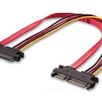 Alfais AL-4617 Sata Power 15-7 Pin Erkek Dişi Uzatma Kablosu