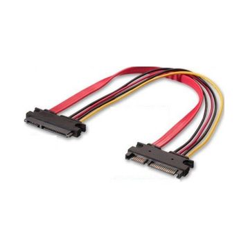 Alfais AL-4617 Sata Power 15-7 Pin Erkek Dişi Uzatma Kablosu