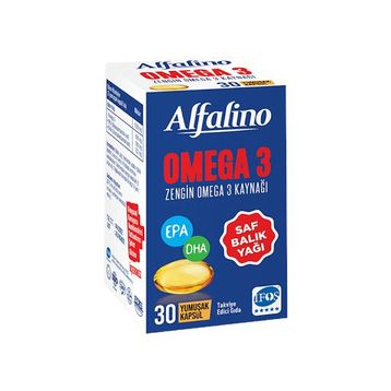 Alfalino Omega 3 30 Kapsül Balık Yağı