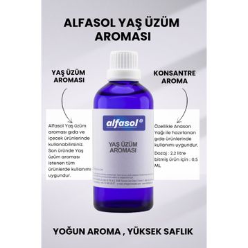 Alfasol 10 gr Yaş Üzüm Aroması (2 adet)