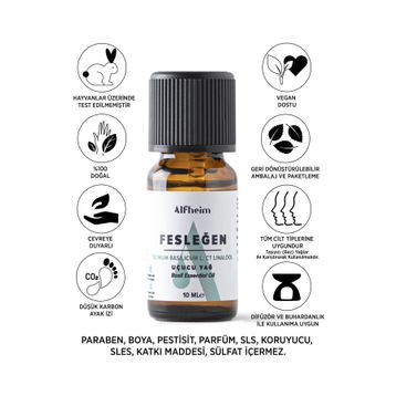 Alfheim 10 ml Fesleğen Uçucu Yağ