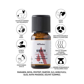 Alfheim 10 ml Sedir Ağacı Uçucu Yağı