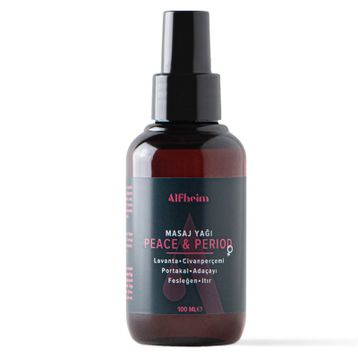 Alfheim 100 ml Peace - Period Masaj Yağı