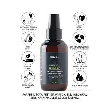Alfheim 100 ml Relief Masaj Yağı