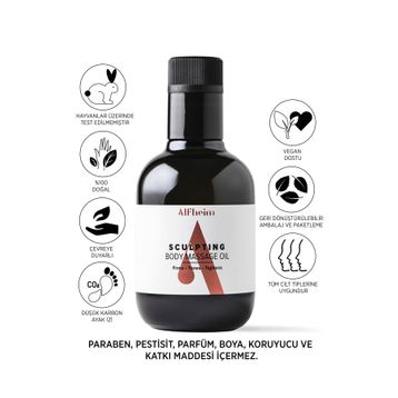 Alfheim 250 ml Sculpting Vücut Masaj Yağı