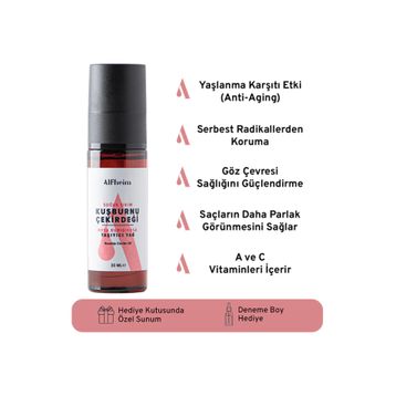 Alfheim 30 ml Kuşburnu Çekirdeği Taşıyıcı Sabit Yağı