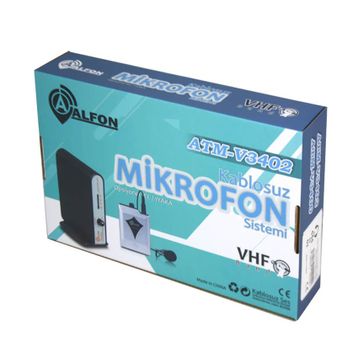 Alfon ATM-V3402 1 Yaka VHF Telsiz Mikrofon