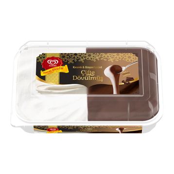 Algida 500 ml Maraş Usulü Çifte Dövülmüş Sade Çikolatalı Dondurma