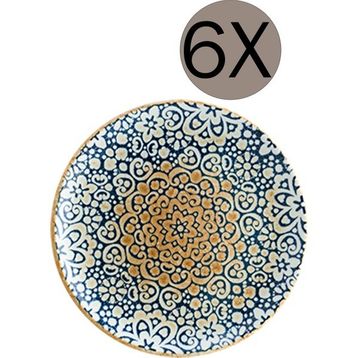 Alhambra 27 cm 6'lı Gourmet Düz Porselen Tabak