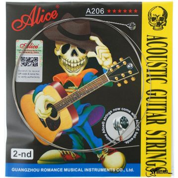 Alice A2062 2 Numara Akustik Gitar Teli