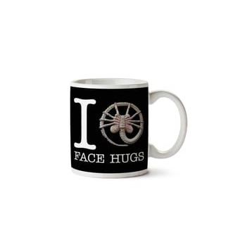 Alien I Heart Face Hugs Baskılı Kupa Bardak