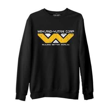 Alien W Better Siyah Erkek Sweatshirt
