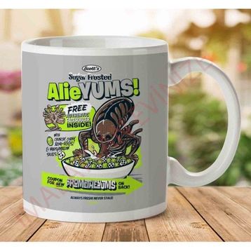 Alieyums Alien Cereal Baskılı Kupa