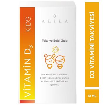 Alila Vitamin D3 Kids 10 ml Damla