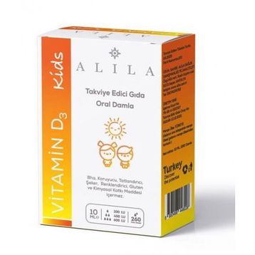 Alila Vitamin D3 Kids 10 ml Damla