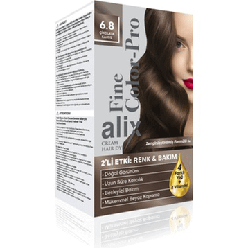 Alix 6.8 Çikolata Kahve 50 ml Saç Boyası