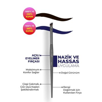 Alix Avien AA214 Small Angle Açılı Eyeliner Fırçası