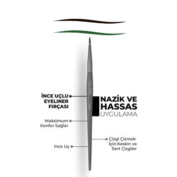Alix Avien AA299 İnce Uçlu Eyeliner Fırçası