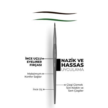 Alix Avien AA299 İnce Uçlu Eyeliner Fırçası