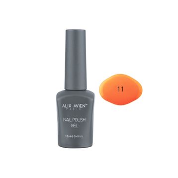 Alix Avien Gel Polish UV Kalıcı 11 Neon Turuncu 12 ml Jel Oje