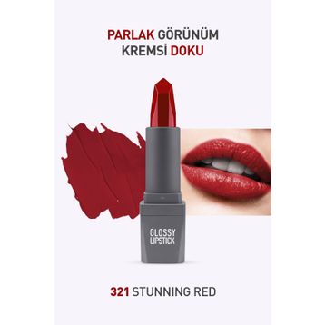 Alix Avien Glossy 321 Stunning Red Ruj