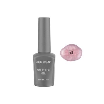 Alix Avien Işıltılı 53 12 ml Açık Pembe Kalıcı Oje