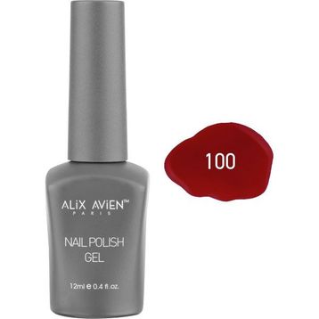 Alix Avien Koyu Kırmızı Nail Uv Gel Polish 100 12 ml Kalıcı Oje