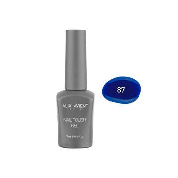 Alix Avien Koyu Mavi Nail Uv Gel Polish 87 12 ml Kalıcı Oje