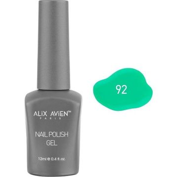 Alix Avien Koyu Yeşil Nail Uv Gel Polish 92 12 ml Kalıcı Oje