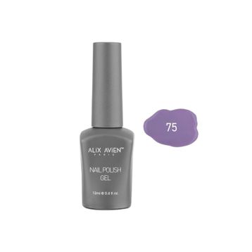 Alix Avien Lila Nail Uv Gel Polish 75 12 ml Kalıcı Oje