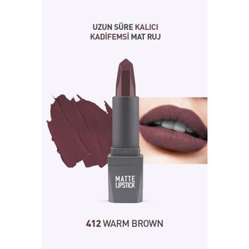 Alix Avien Matte 412 Warm Brown Ruj