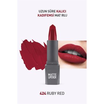 Alix Avien Matte 424 Ruby Red Ruj