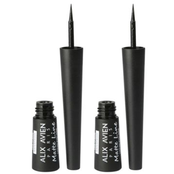 Alix Avien Matte Line Waterproof Çabuk Kuruyan Siyah 2 Adet Eyeliner