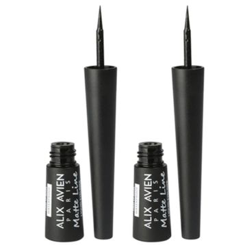 Alix Avien Matte Line Waterproof Çabuk Kuruyan Siyah 2 Adet Eyeliner