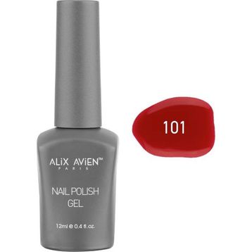 Alix Avien Nail Uv Gel Polish 101 Kırmızı 12 ml Kalıcı Oje