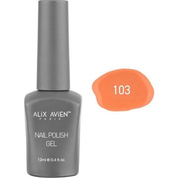 Alix Avien Nail Uv Gel Polish 103 Turuncu Yavruağzı 12 ml Kalıcı Oje